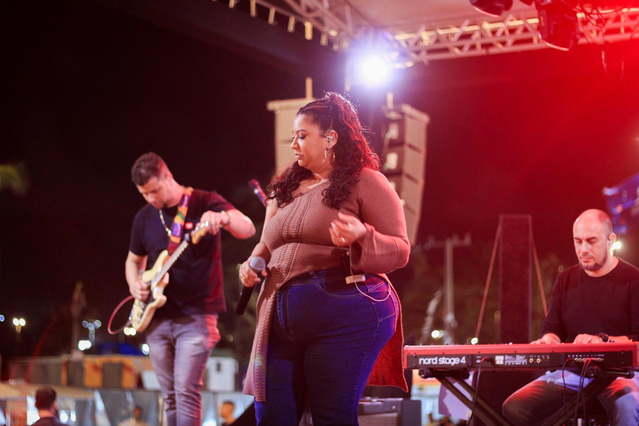Eli Campos no palco